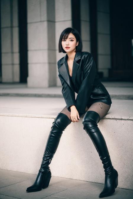 ZARA(like)-CowboyThighBoots 仿ZARA牛仔跟过膝靴