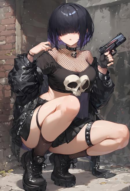 Annora | Goth girl | Pony XL & SD 1.5