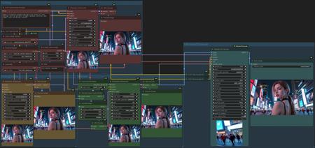 Flux Txt2Img + HiRes-Fix + Ultimate SD Upscale