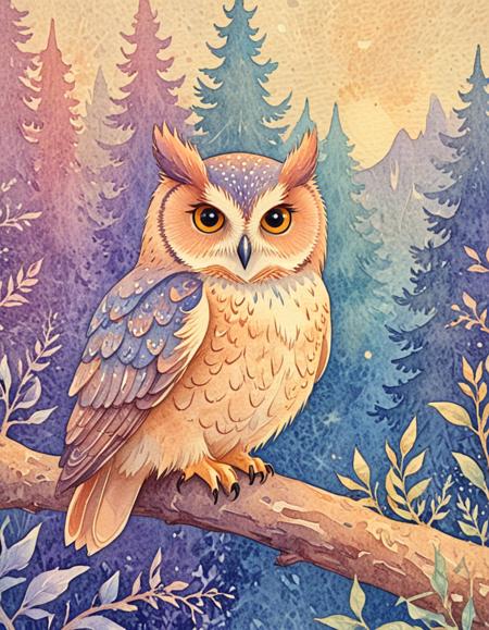 Watercolor on Rough Paper
