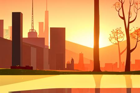Night In The Woods style background