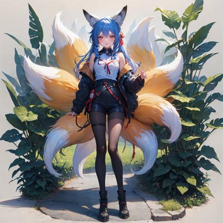 九尾狐女孩 Nine tailed Fox Girl