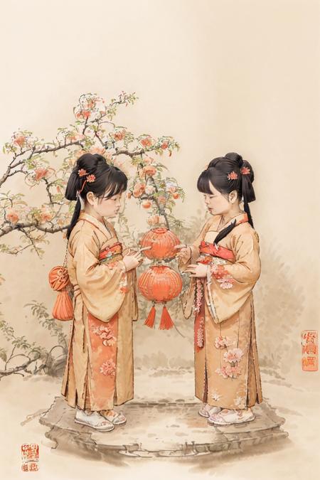 Chinese painting style