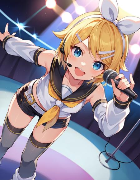 Rin Kagamine (鏡音リン) - Vocaloid版本booru (ID: 409590)