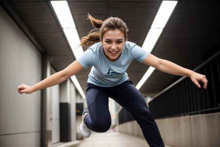 OpenPose, hurdle race