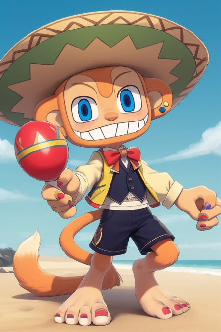 Amigo (Samba de Amigo), Furry Character LoRA版本v1.0 (ID: 162185)