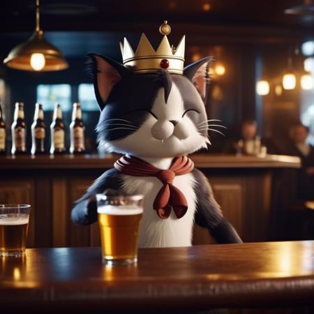 Cait Sith - Final Fantasy VII - SDXL