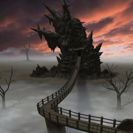 Final Fantasy 7 Original Background Style