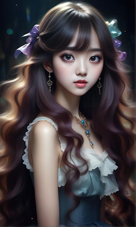 korean large-eyed girl LORA XL