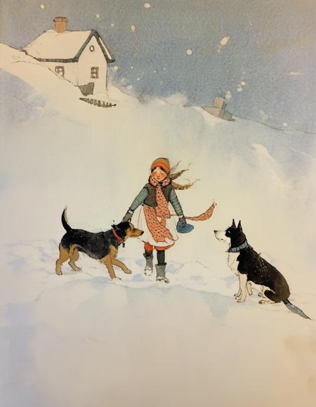 Children Book Illustration - Lisbeth Zerger Style