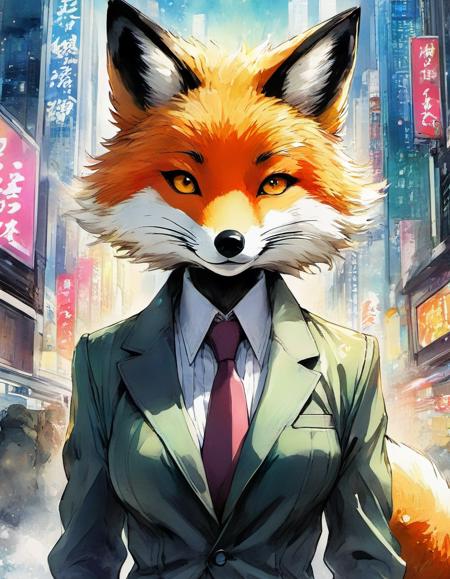 ssd-1b niji and DALL·E style furry lora merge