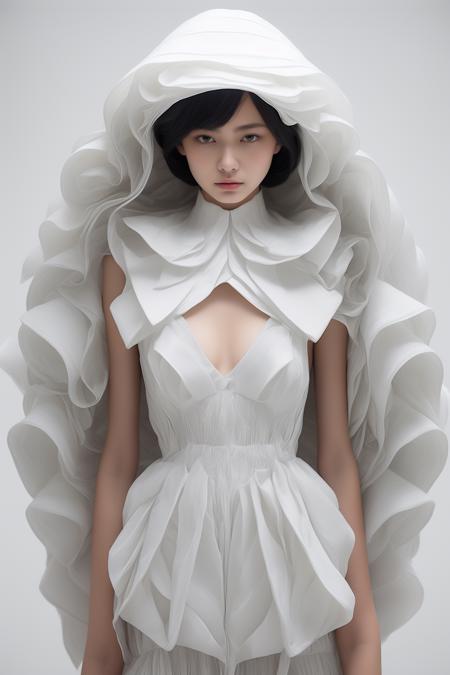 white issey miyake 三宅一生白