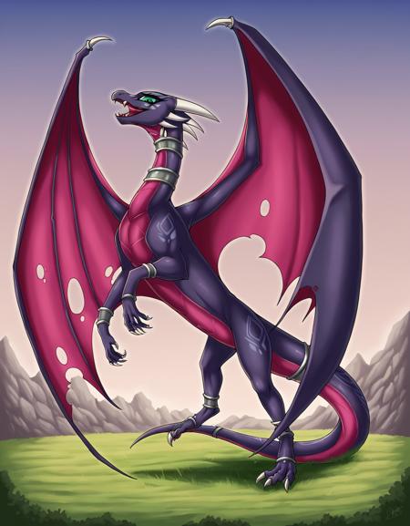 Corrupted Cynder【 The legend of Spyro - A New Beginning 】- 【PONY - FLUX - DSXL】