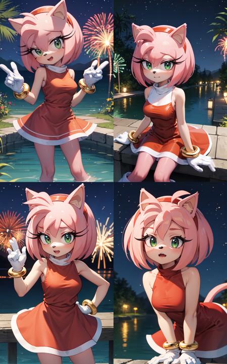 Amy Rose | Sonic The Hedgehog | 2 Attires