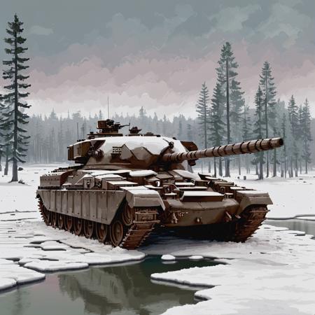 Chieftain Tank - Early (SDXL)