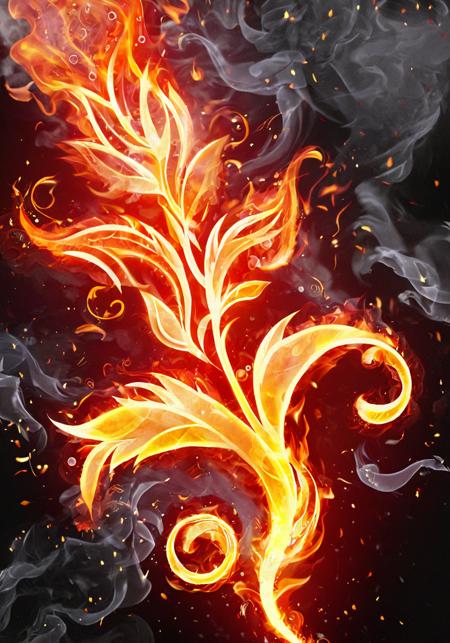 白棱(XL,FLUX)_Fire Element - Special Effects 火元素-特效