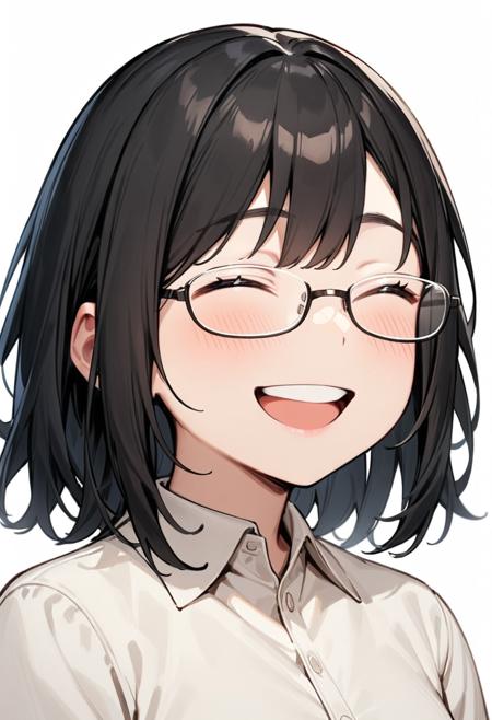 under-rim metal frame glasses SDXL