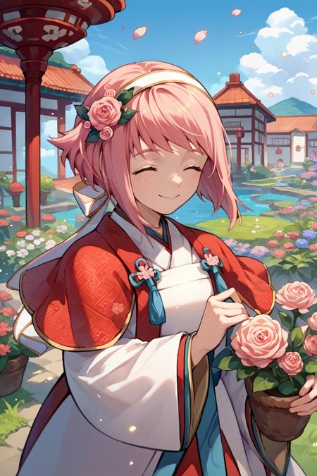 Sakura/サクラ (Fire Emblem Fates) SDXL LoRA | 4 Outfits [Pony Diffusion]