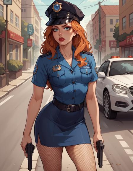 Policewoman Uniform PONYXL