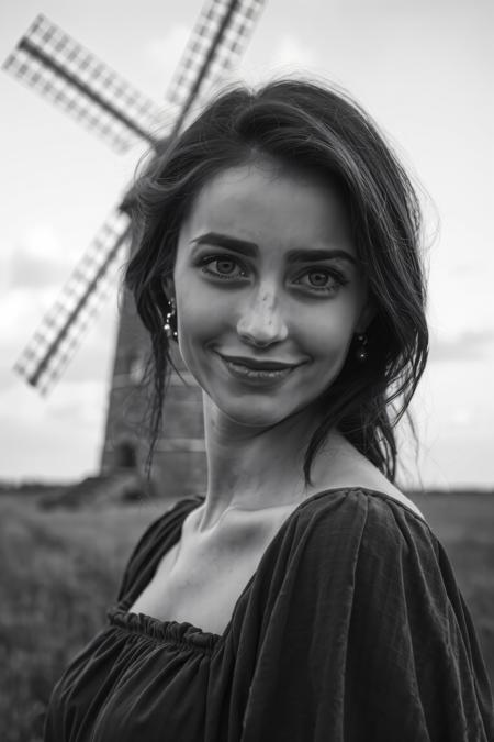 Flux Dramatic Black and White LoRA