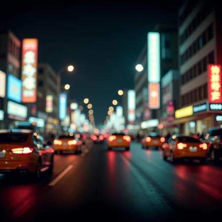 Anamorphic Bokeh + Special Effect (Shallow Depth of Field) cinematic style XL + F1D + SD1.5