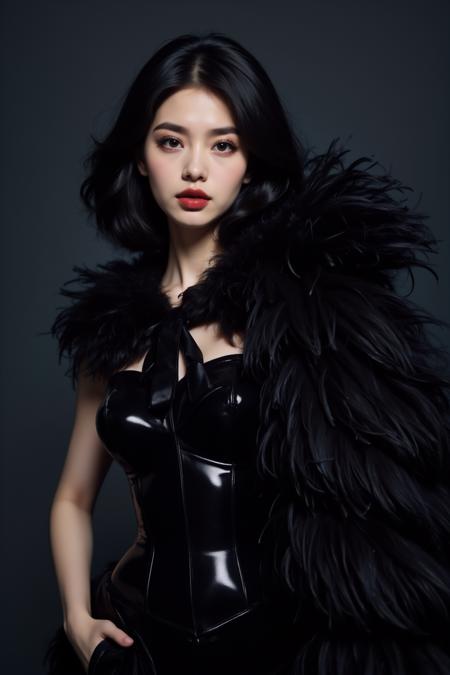 FLUX - BLACK FEATHERS DRESS by JAY版本v1.0 (ID: 772956)