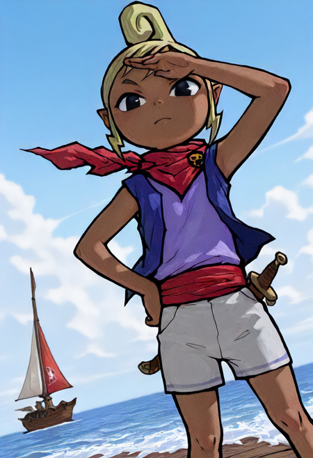 [WIND WAKER] Toon Link - Toon Zelda - Tetra [Illustrious Character + Style LoRA]