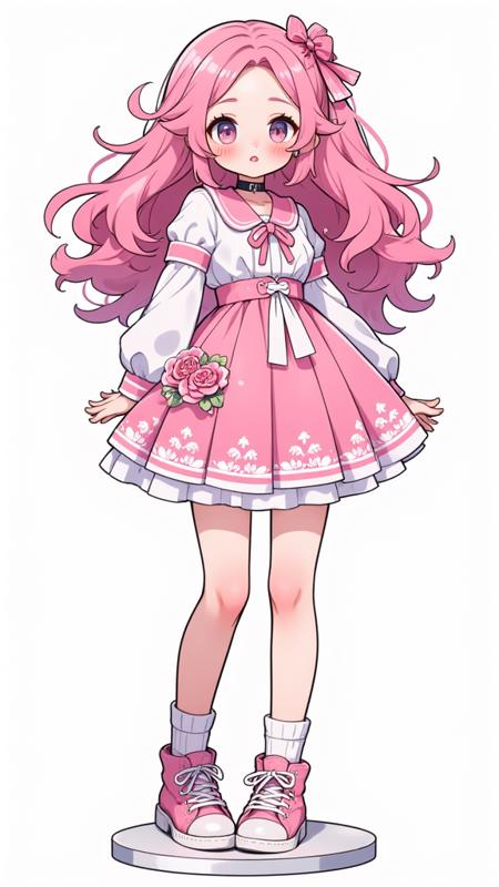 Anime Illustration of Dream Line Figures Flux1.d Lora
