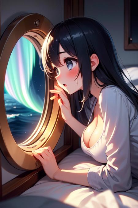 girl like ship porthole
