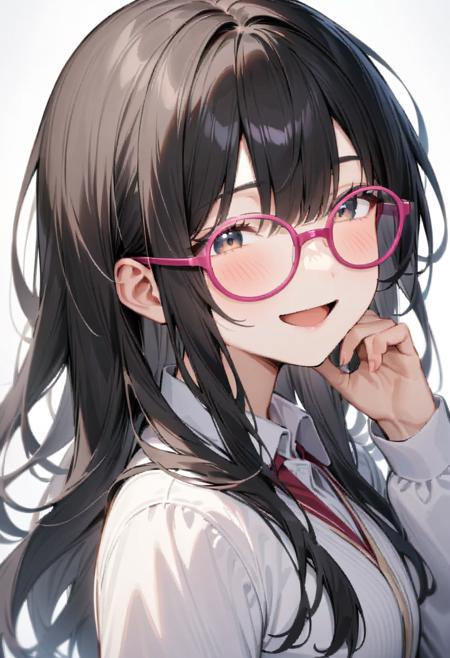 boston - metal frame glasses2 SDXL