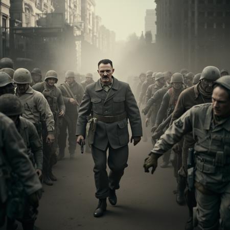 Army of the Dead (zombie horror film style) XL + F1D