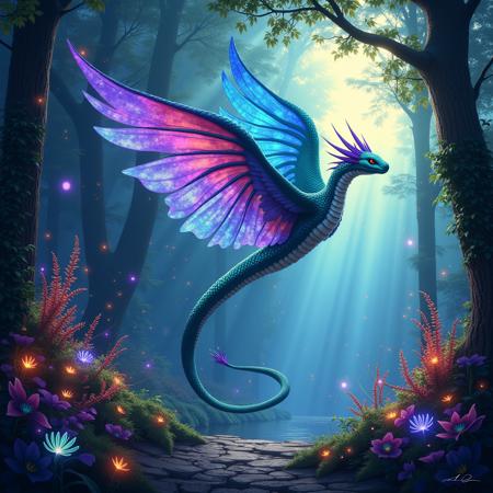 Magic creatures: Windserpents! Flux