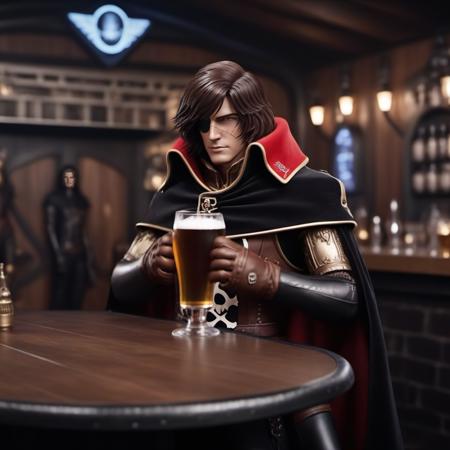 300 th LORA : Captain Harlock / Albator - SDXL (3D movie/anime)