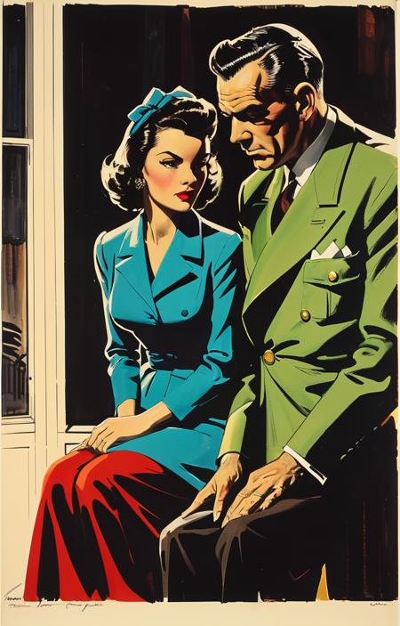 style of Milton Caniff [SDXL] 369