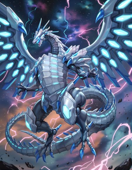 Yu-Gi-Oh! - Blue Eye Chaos Max Dragon (ブルーアイズ・カオス・ＭＡＸ・ドラゴン) PonyXL