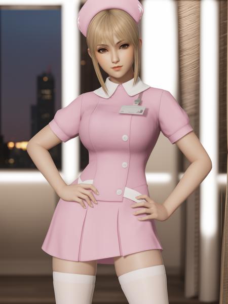 真·三国无双8_王元姬_护士风服装_Dynasty Warriors 8_Wang Yuanji版本v1.0 (ID: 392822)