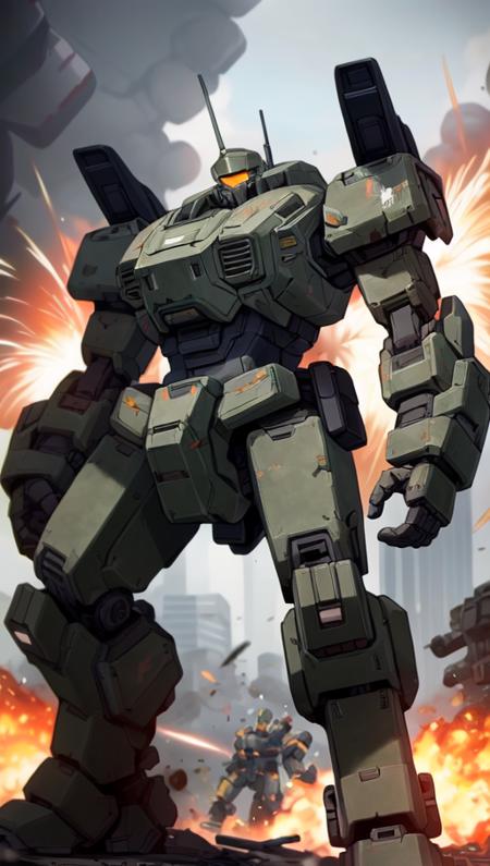 Super robot diffusion(Gundam, EVA, ARMORED CORE, BATTLE TECH like mecha lora)