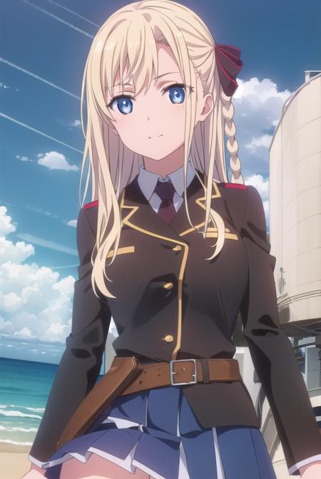 Wilhelmina Braunschweig Ingenohl Friedeburg (ヴィルヘルミーナ・ブラウンシュヴァイク・インゲノール・フリーデブルク) - High School Fleet (ハイスクール・フリート)