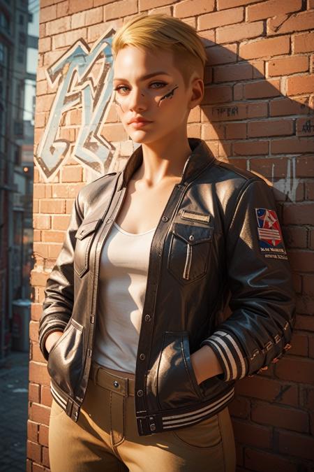 Sandra Dorsett from Cyberpunk 2077 [Pony]
