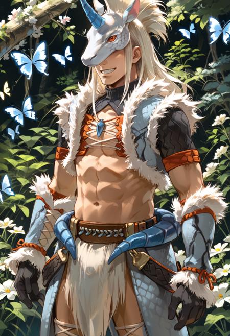 Monster Hunter - Kirin Armor - Male (キリン装備 男) ponyXL