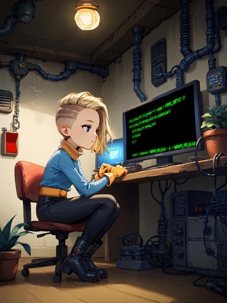 Oxygen Not Included style (Klei entertainment)
