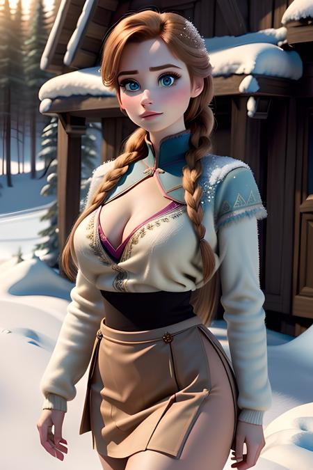 Anna from Frozen - HyperRealistic - NSFW - LoRA