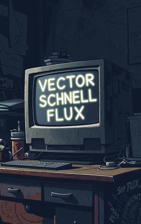 Vector Art Schnell Flux LoRA版本v1.0 (ID: 801986)