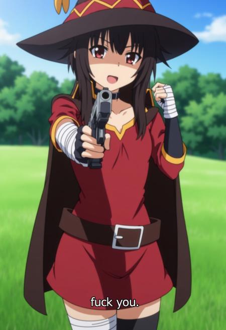 Megumin めぐみん FLUX dev - Konosuba