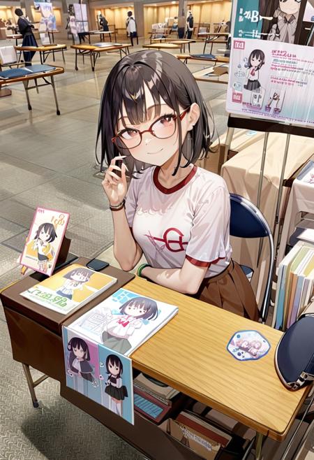 同人誌即売会 / Doujinshi convention SDXL