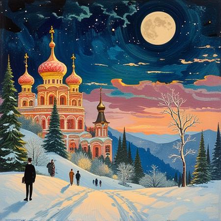 style of Boris Kustodiev [FLUX] 263