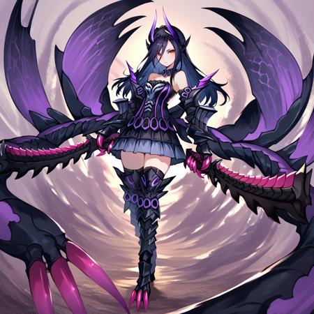 Monster Hunter -  Black eclipse dragon princess (地を暗黒に染めし 黒蝕の竜姫) (Gore Magala\ ゴア・マガラ) PonyXL