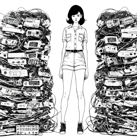 djz Lineart Girl