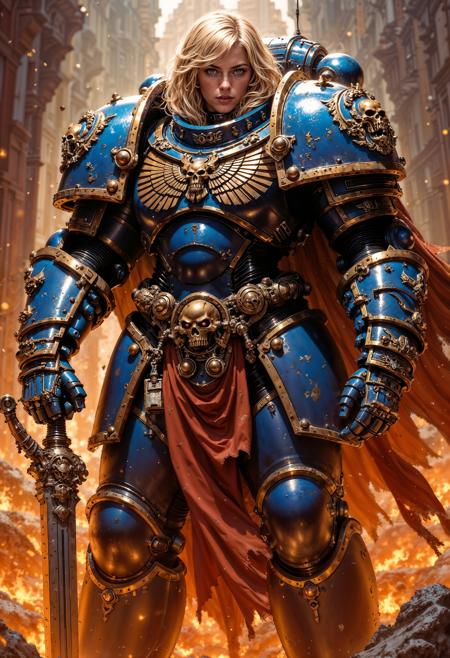 The Space Marines Warhammer 40K | Flux + Pony