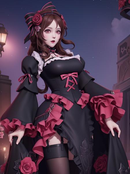 王者荣耀_露娜_哥特玫瑰_Honor of kings_Luna
